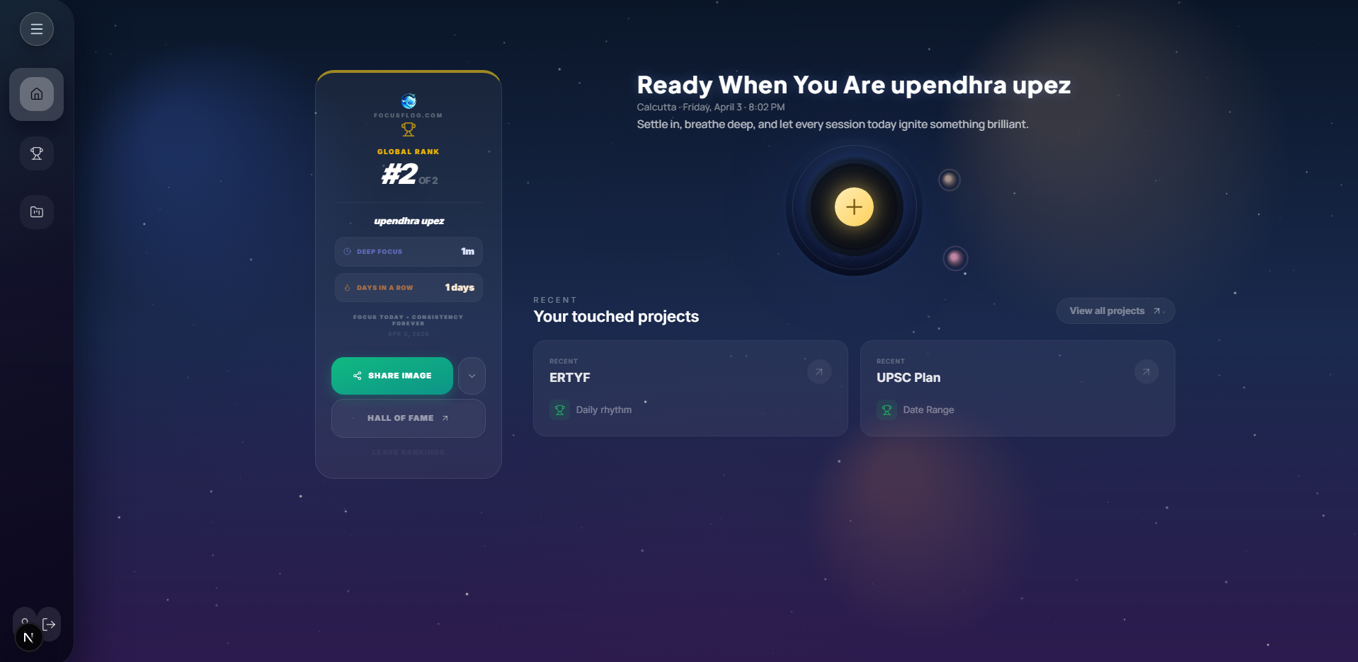Dashboard Ranking Widget